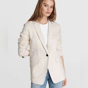 Margot Linen Blazer in Light DoveRag & Bone